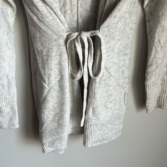 NEW Vince Belted Wool And Cashmere-blend Cardigan - Picture 4 of 13